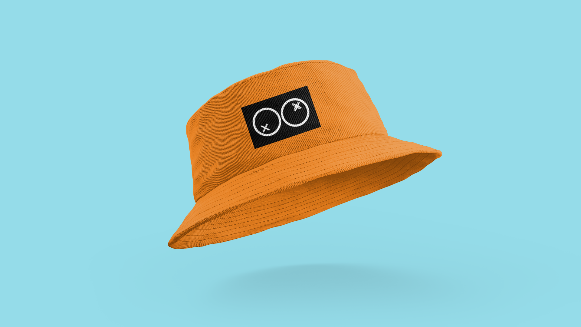 Doozy Bucket Hat Reversible - Negro & Naranja - 100% Algodón - Doozy Brand
